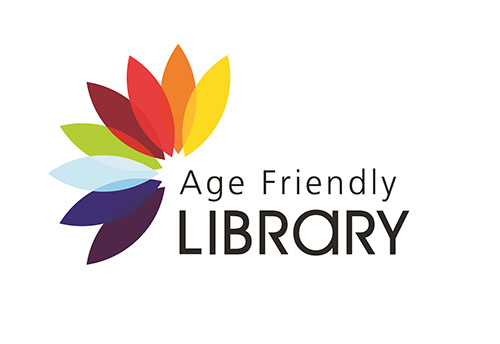Vecumam draudzīga bibliotēkas logotips