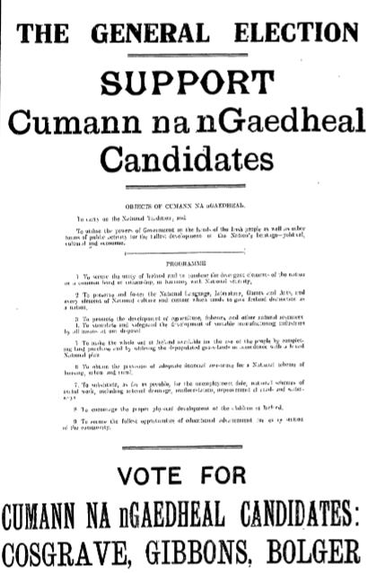 Toghachán—Póstaer—1923—Toghachán