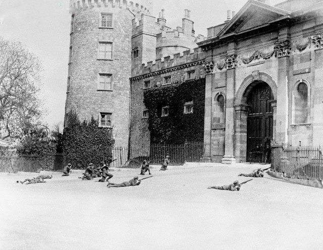 1922-Mai---Kilkenny-Château-Siège-,-Free-State-Attack