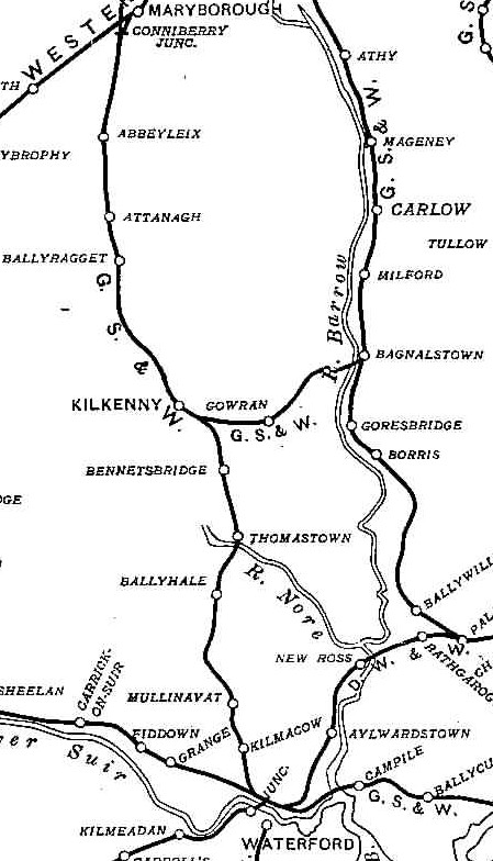 KilkennyTrainlines-década de 1920