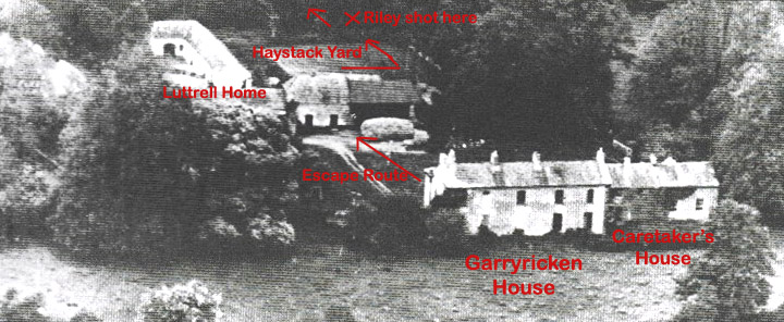 Garryricken-House---montrant-la-voie-de-fuite-des-membres-de-la-colonne-volante